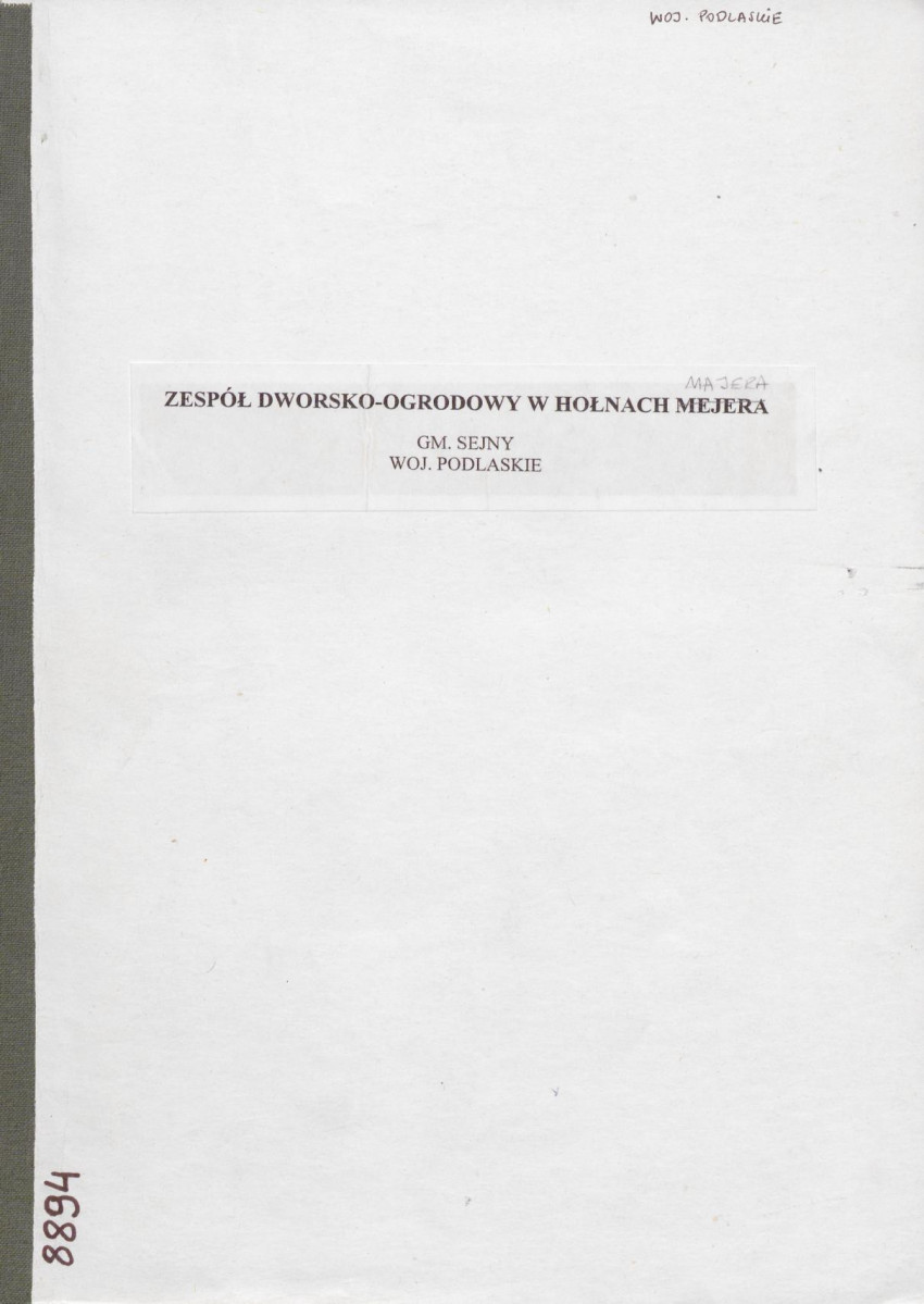 EP - Ewidencja parkowa, skan nr 1