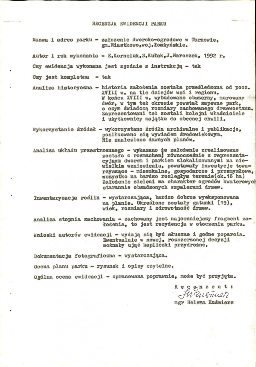 EP - Ewidencja parkowa, skan nr 6