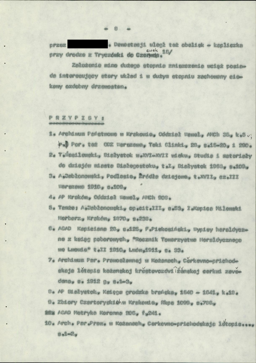 EP - Ewidencja parkowa, skan nr 13
