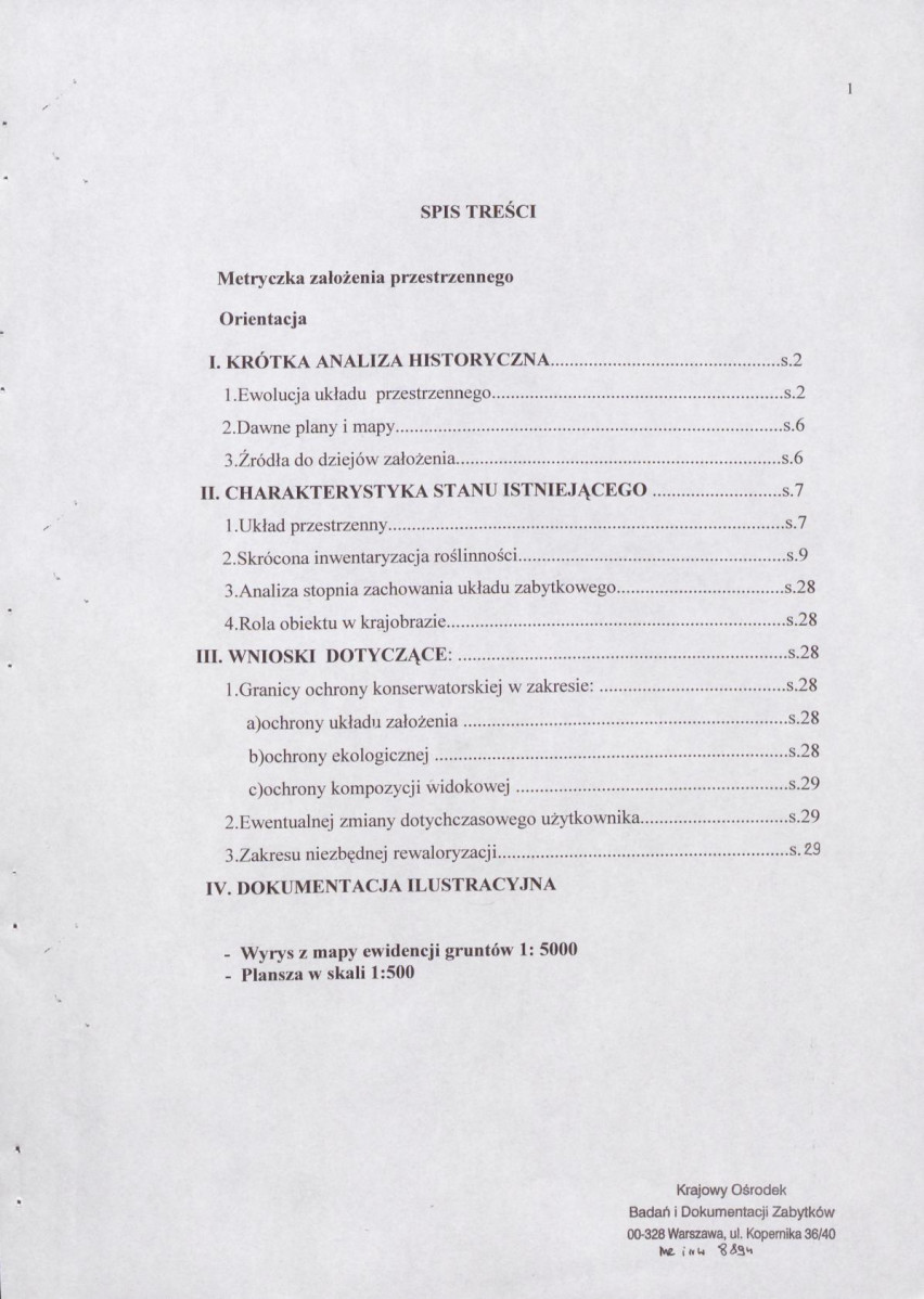 EP - Ewidencja parkowa, skan nr 4