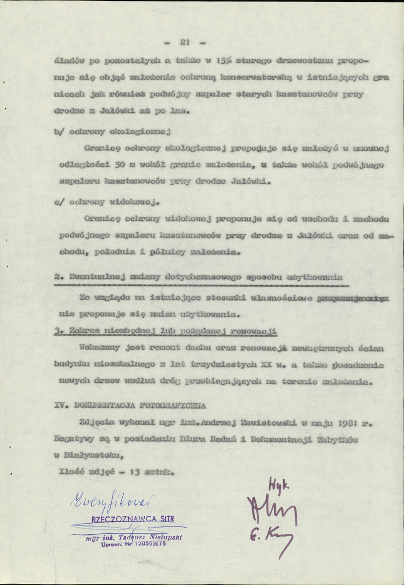 EP - Ewidencja parkowa, skan nr 28
