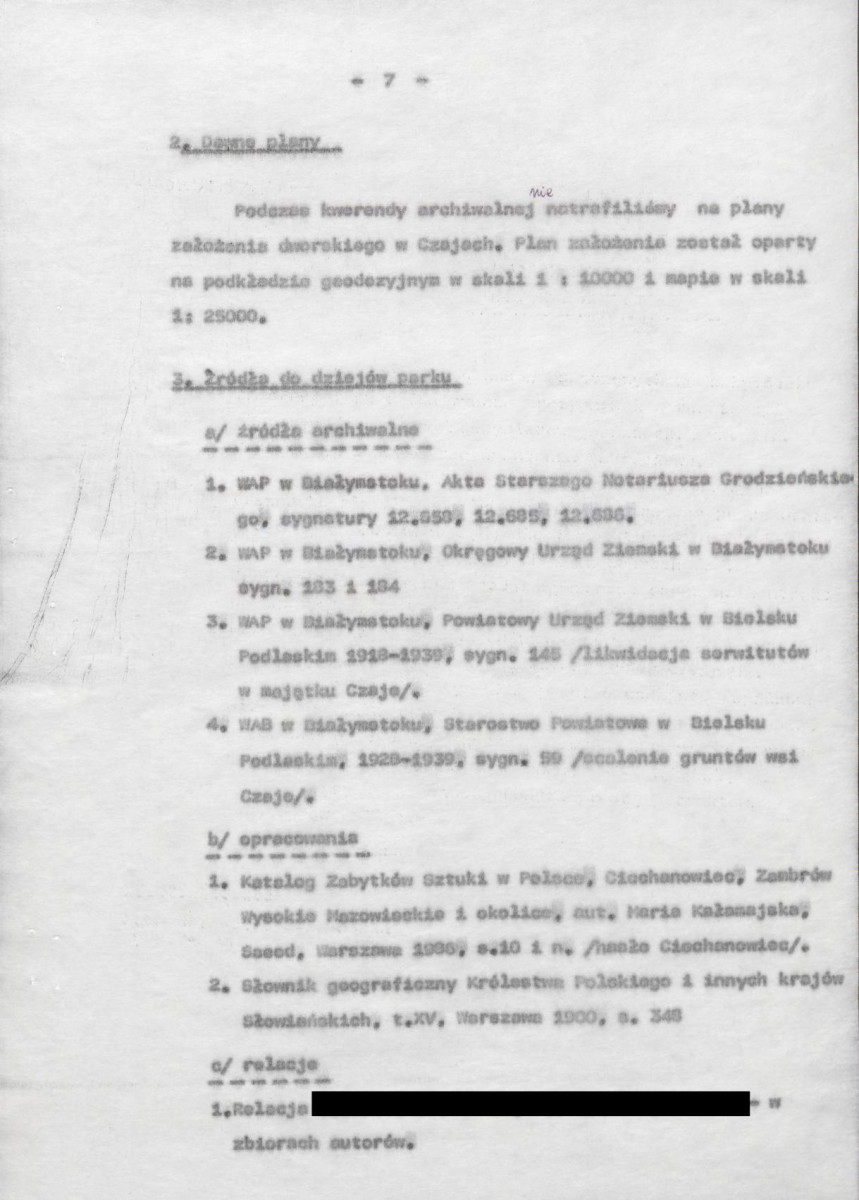 EP - Ewidencja parkowa, skan nr 13
