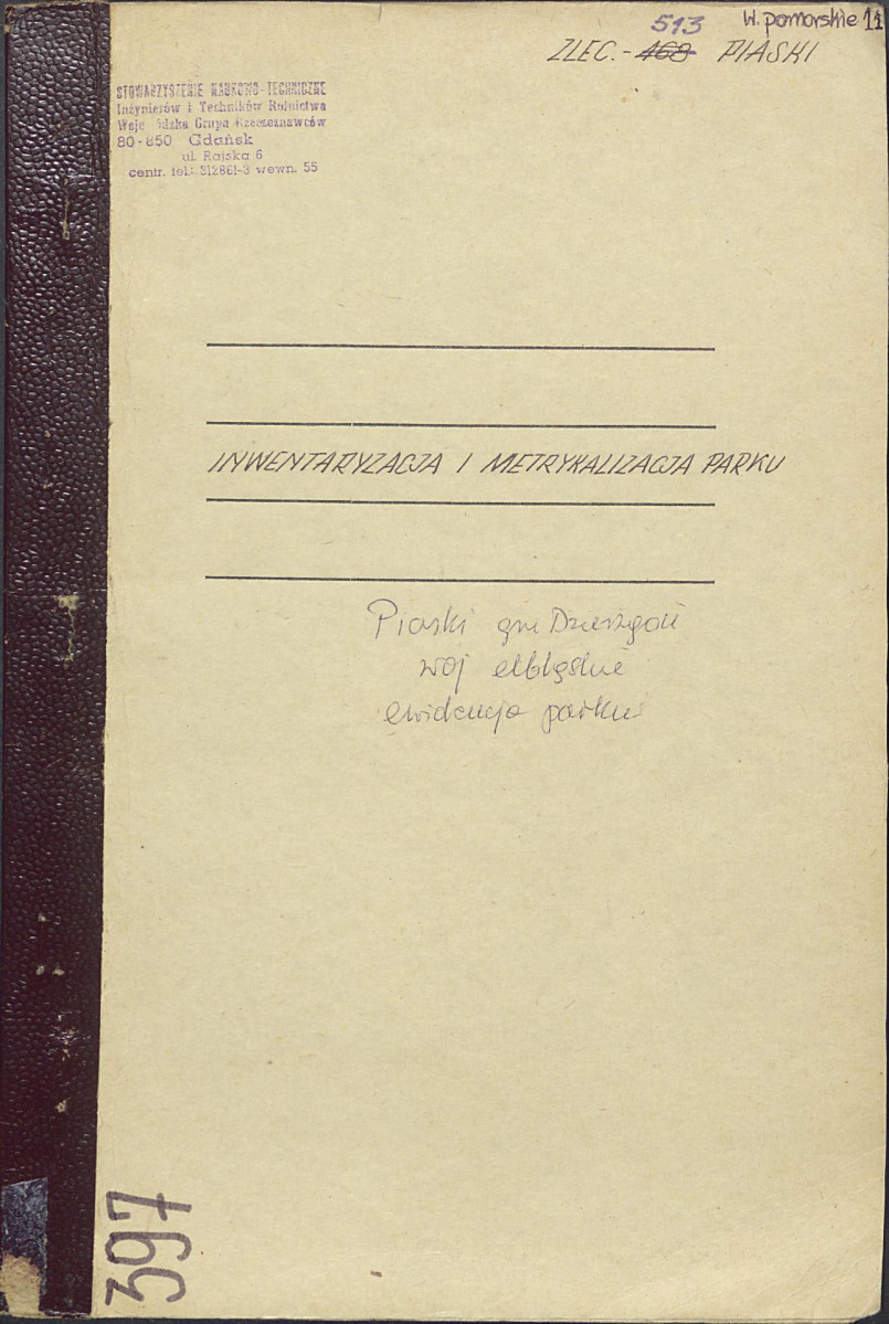 EP - Ewidencja parkowa, skan nr 1