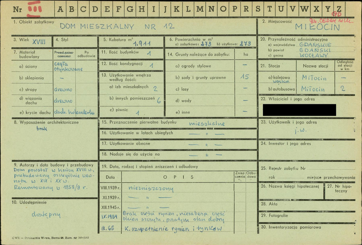 KZ - Karta zielona, skan nr 1