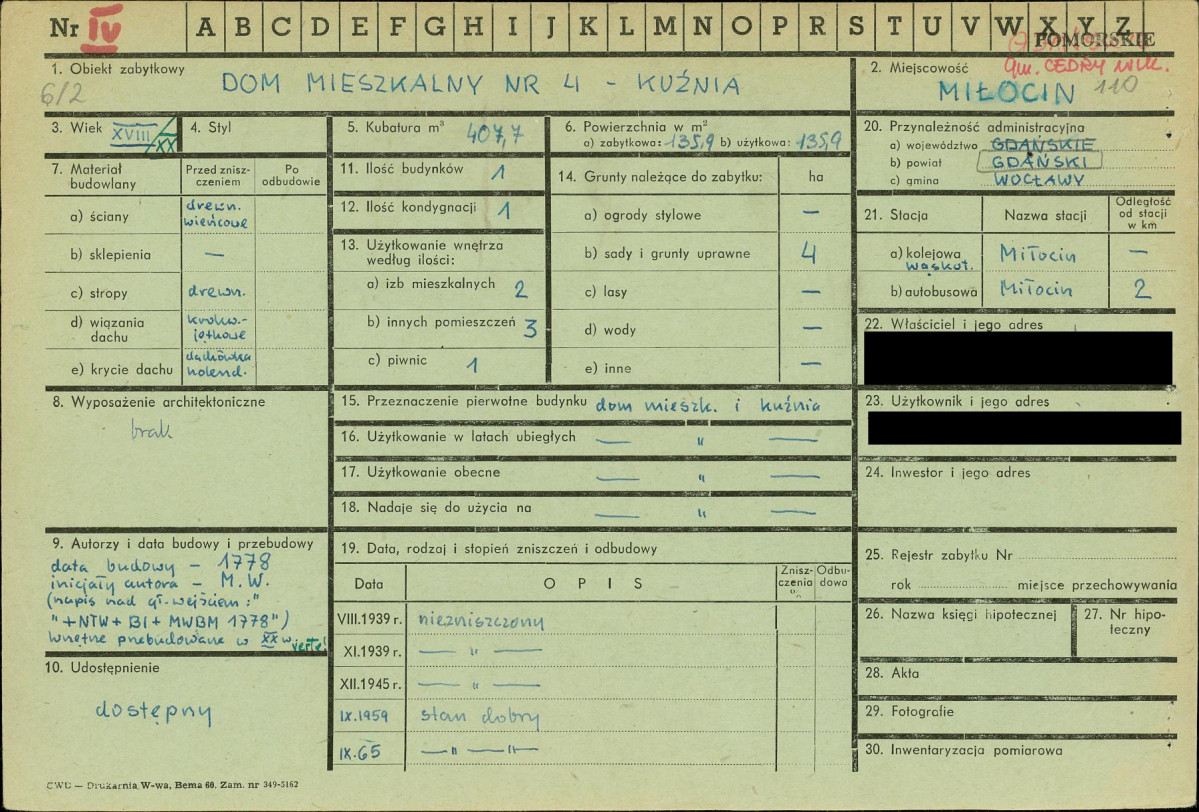 KZ - Karta zielona, skan nr 1