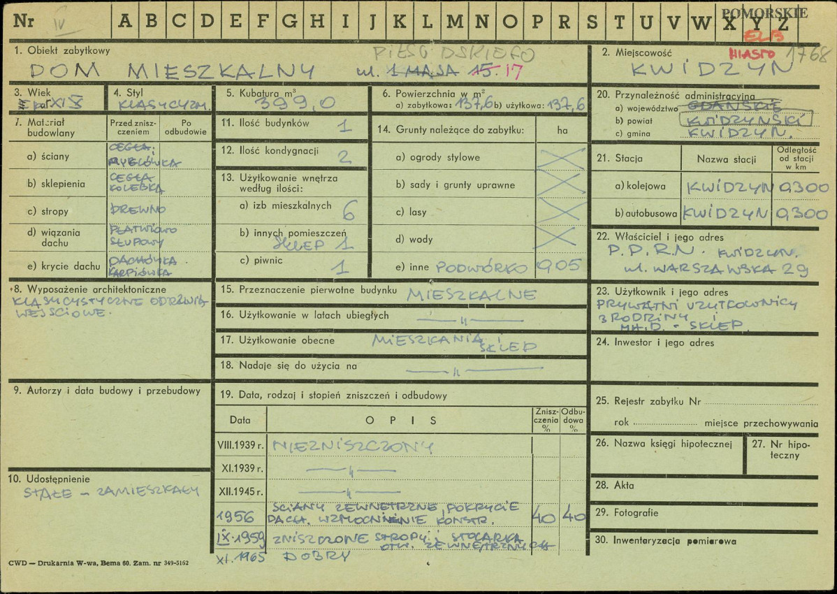 Karta zielona, skan nr 1