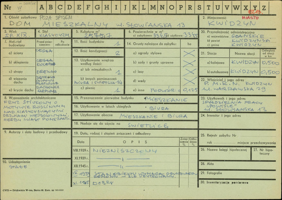 Karta zielona, skan nr 1