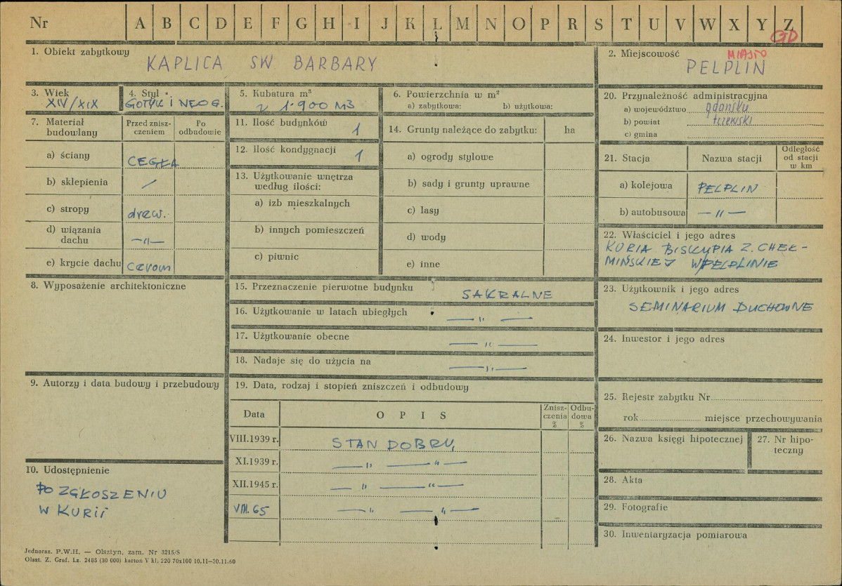 KZ - Karta zielona, skan nr 1
