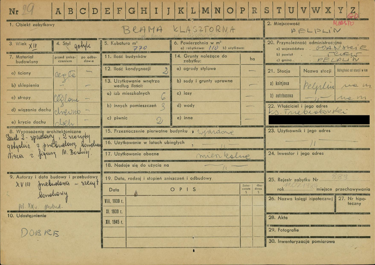 KZ - Karta zielona, skan nr 1