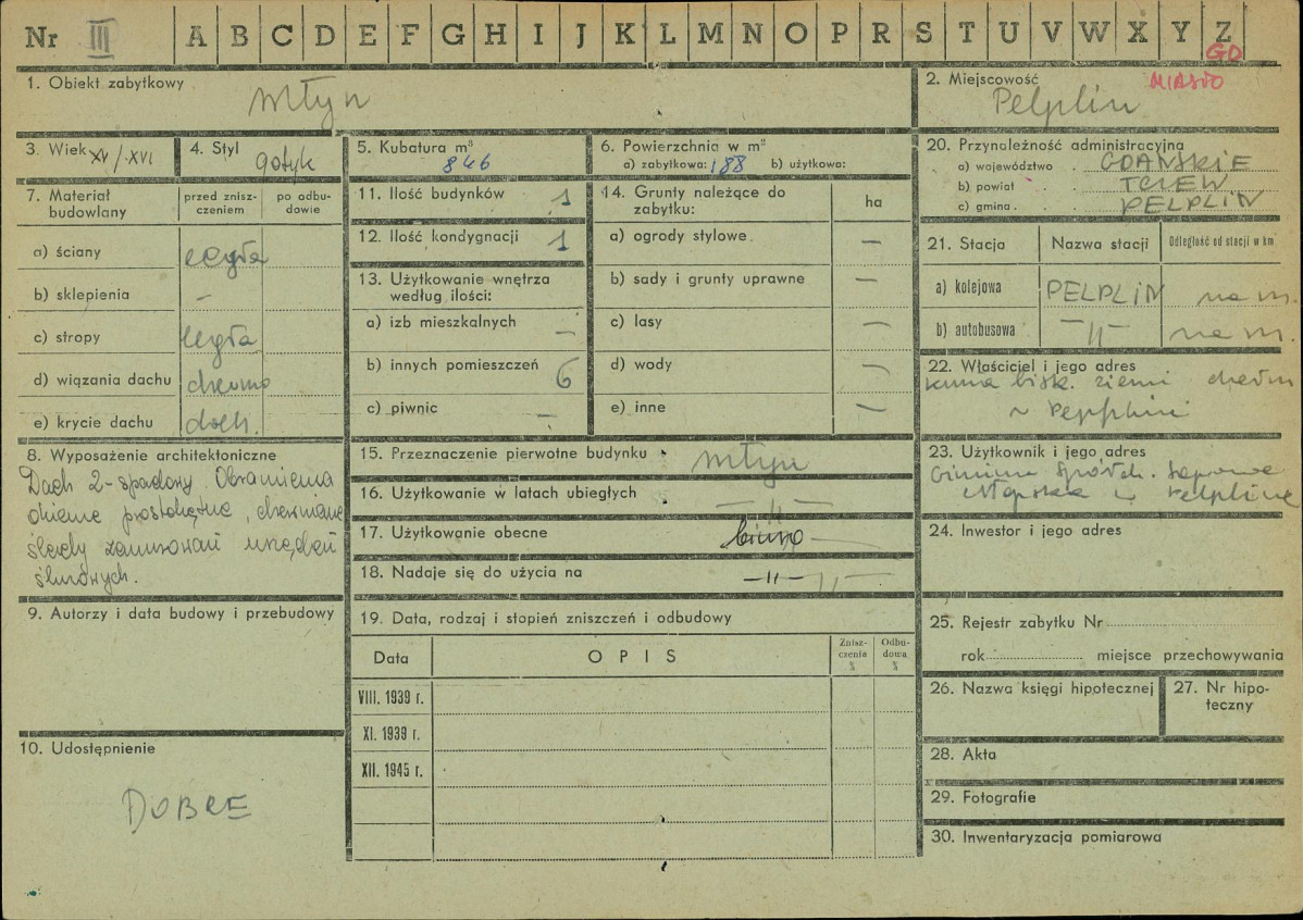 KZ - Karta zielona, skan nr 1