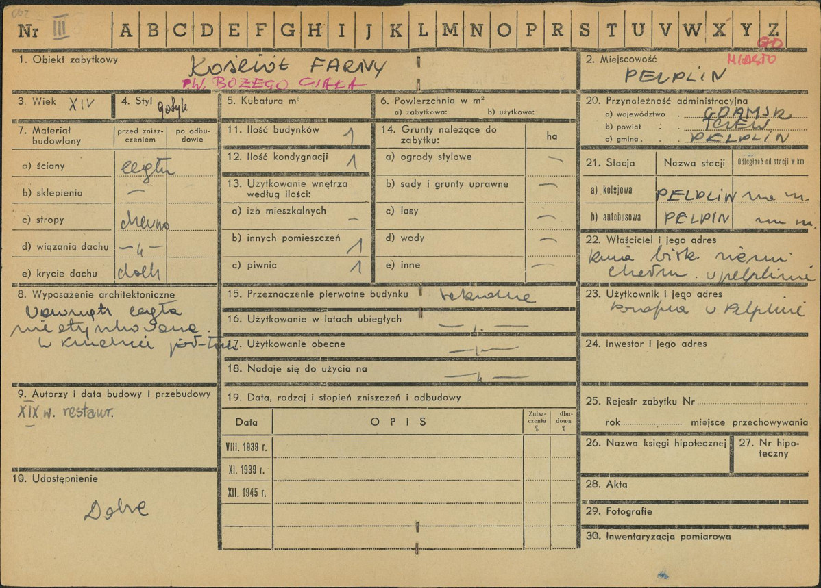 KZ - Karta zielona, skan nr 1