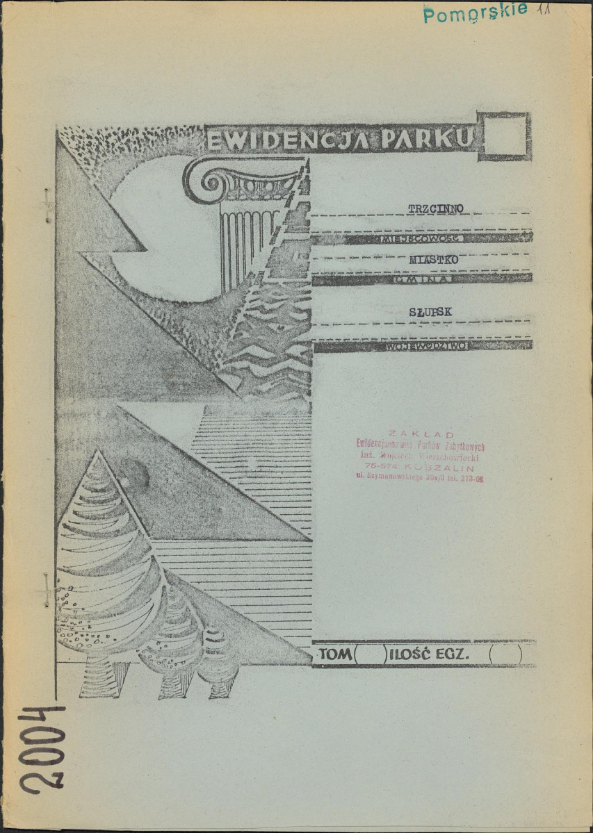 Ewidencja parkowa, skan nr 1