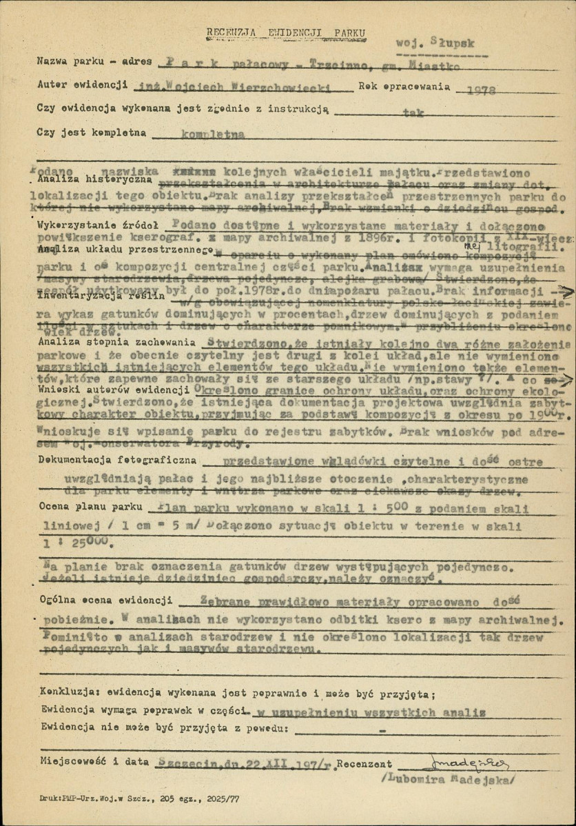 Ewidencja parkowa, skan nr 6