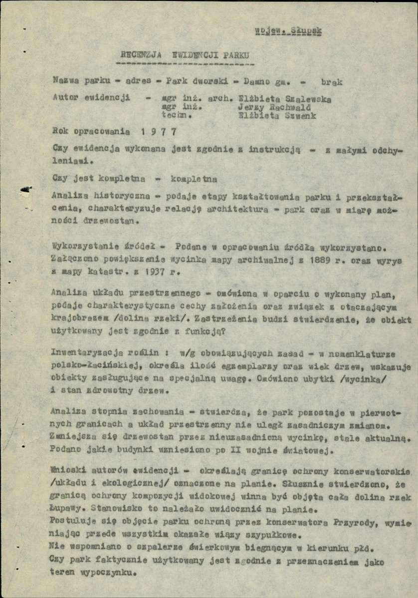 EP - Ewidencja parkowa, skan nr 31