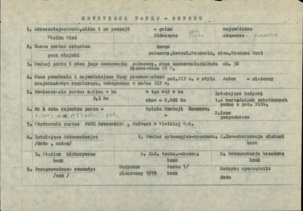 EP - Ewidencja parkowa, skan nr 7