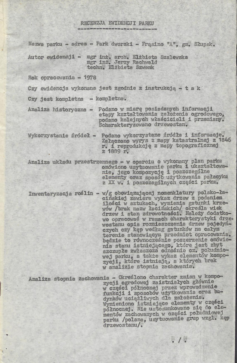 EP - Ewidencja parkowa, skan nr 25