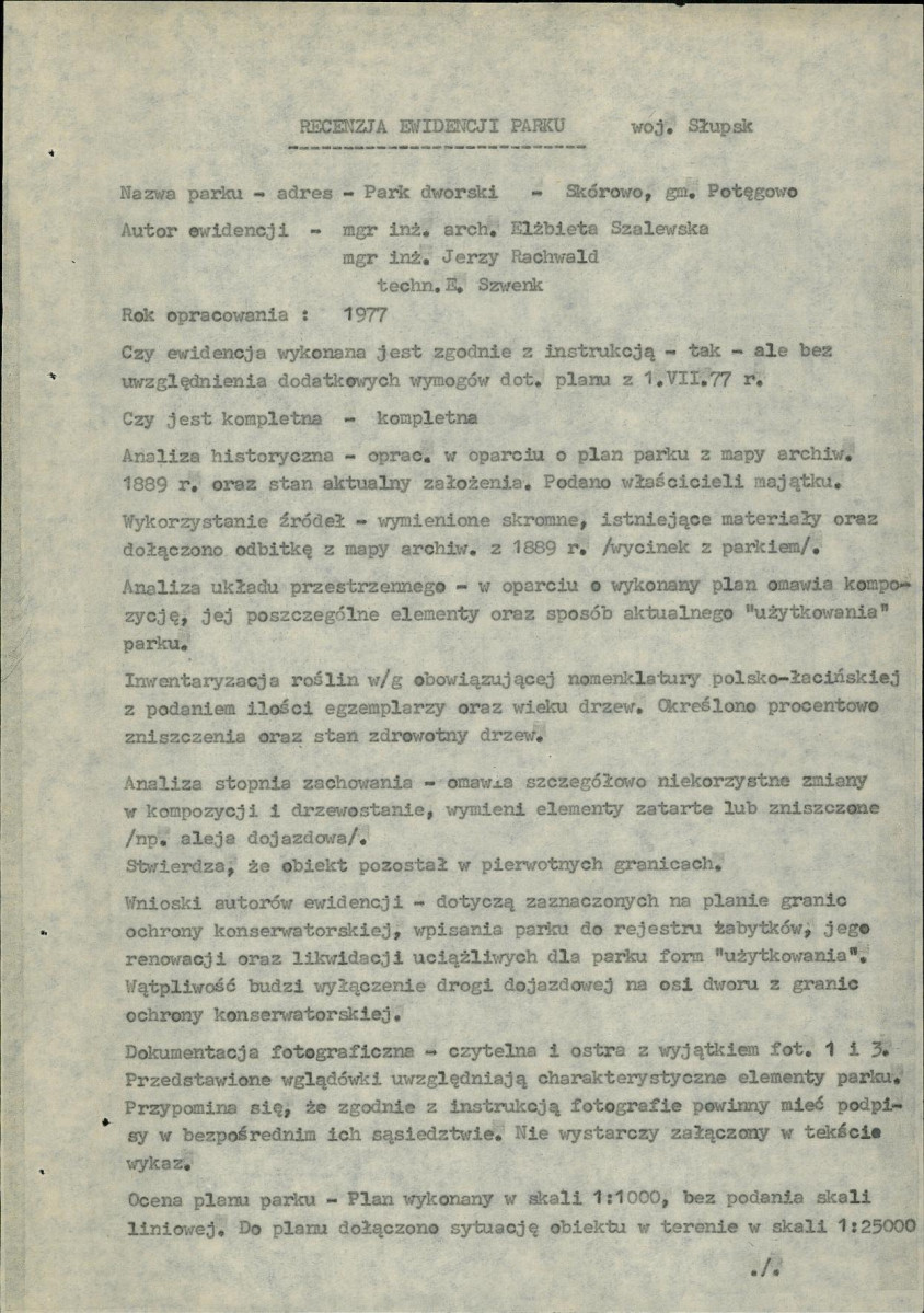 EP - Ewidencja parkowa, skan nr 31