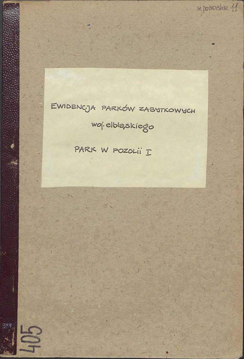 EP - Ewidencja parkowa, skan nr 1