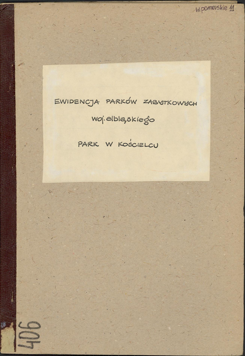 EP - Ewidencja parkowa, skan nr 1