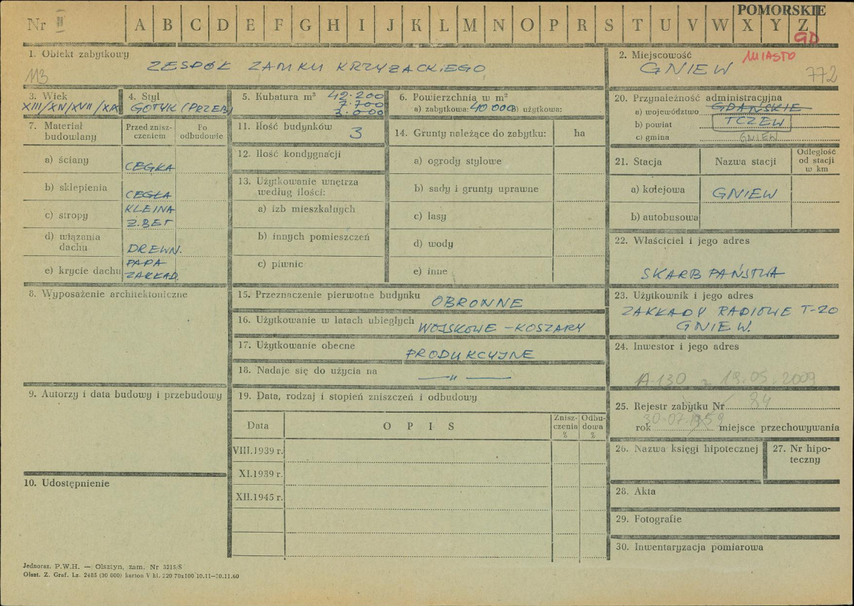 KZ - Karta zielona, skan nr 1