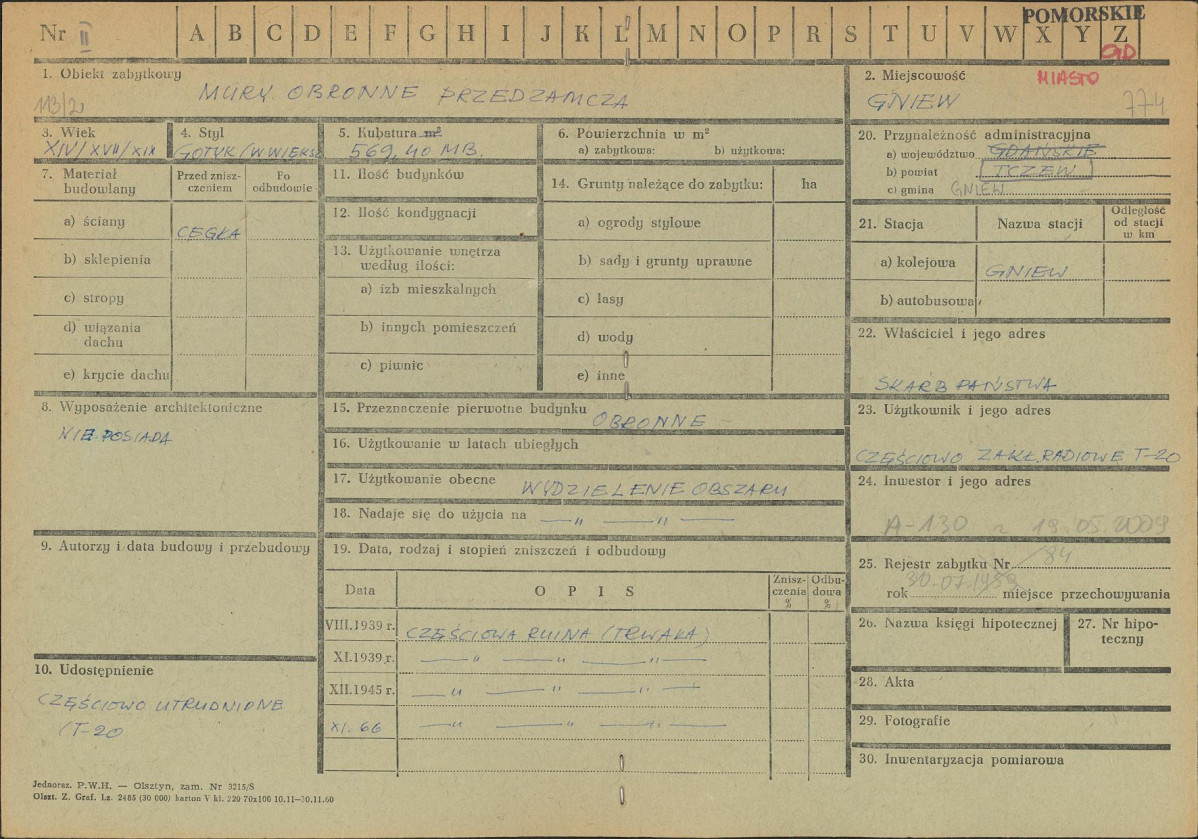 KZ - Karta zielona, skan nr 1