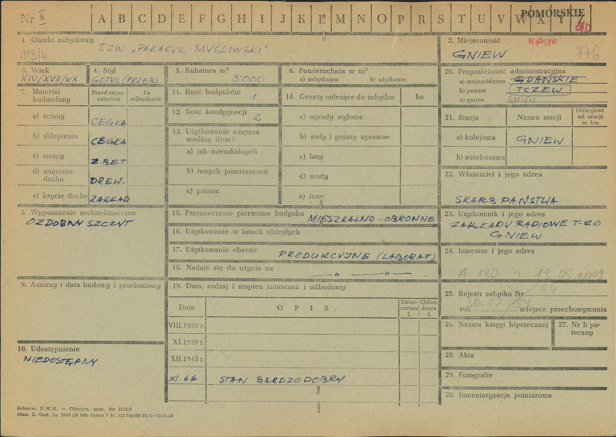 KZ - Karta zielona, skan nr 1