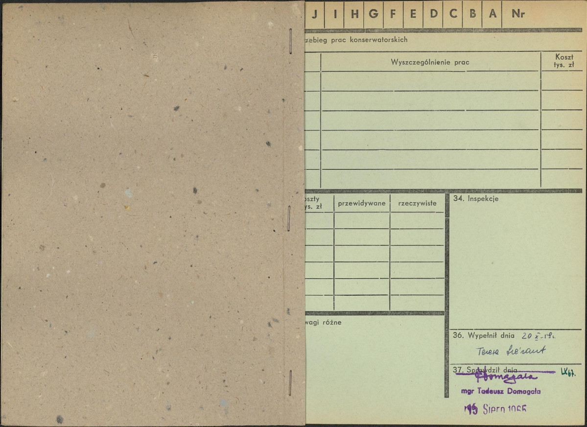 KZ - Karta zielona, skan nr 3