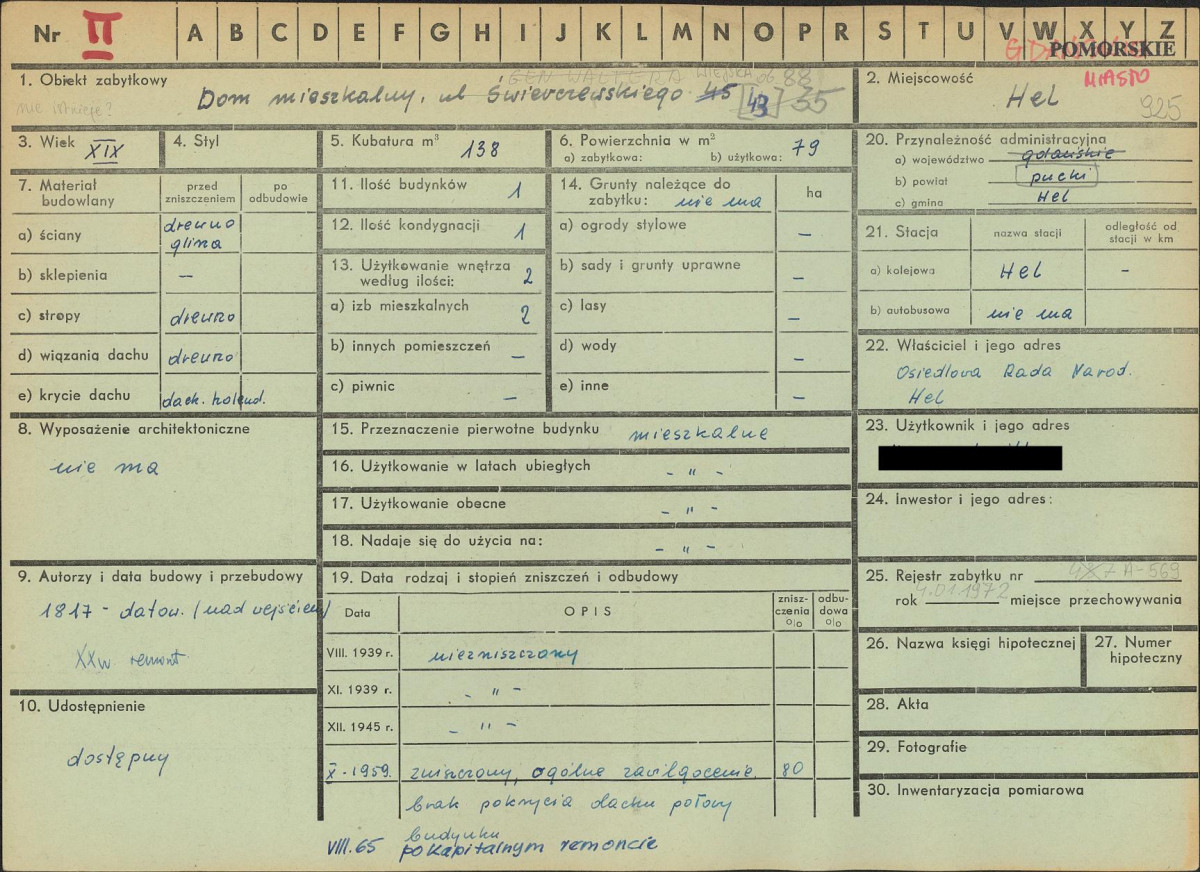 KZ - Karta zielona, skan nr 1