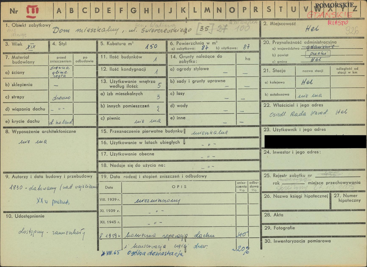 KZ - Karta zielona, skan nr 1