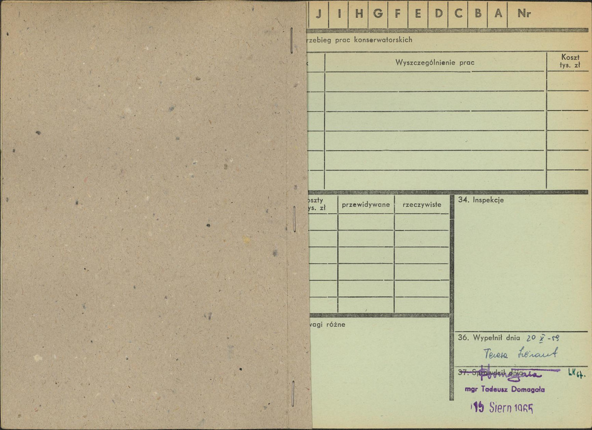 KZ - Karta zielona, skan nr 3