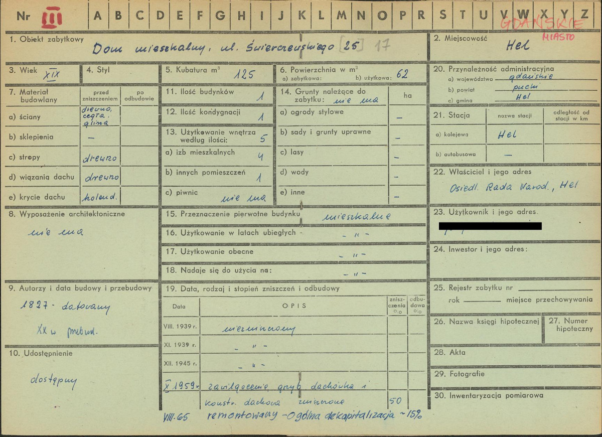KZ - Karta zielona, skan nr 1
