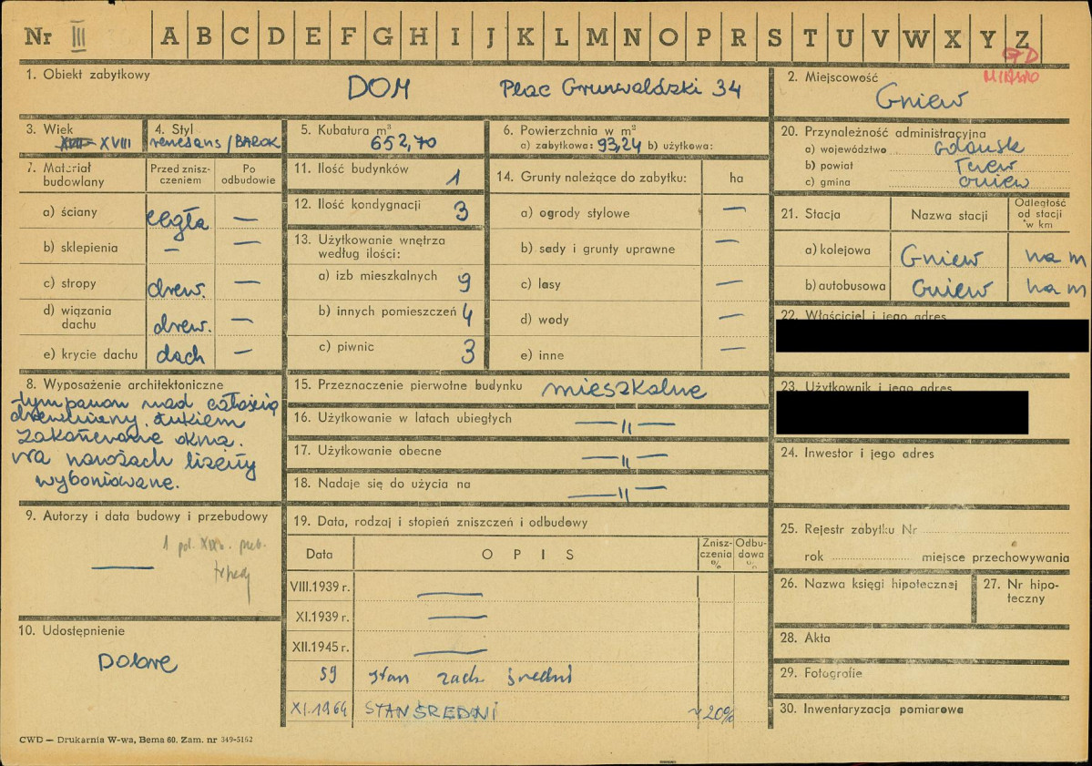 KZ - Karta zielona, skan nr 1