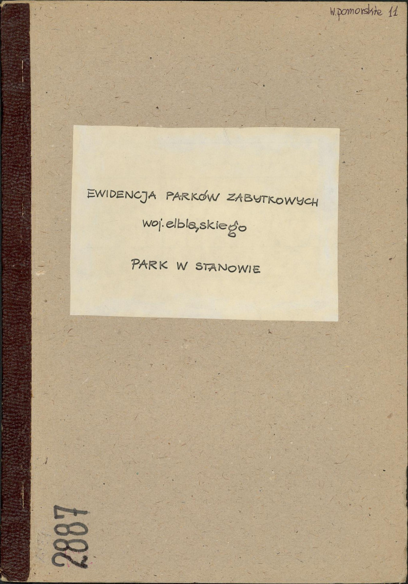 EP - Ewidencja parkowa, skan nr 1