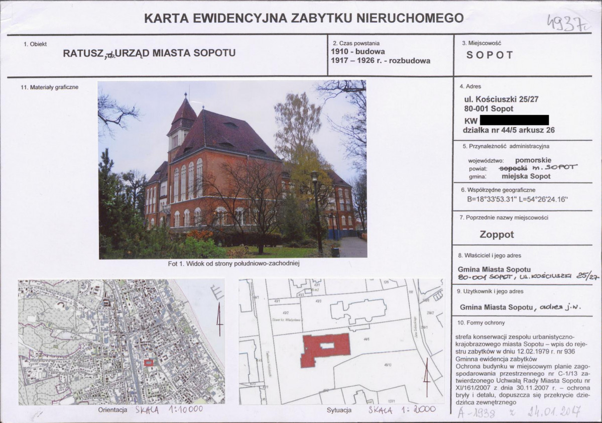 KB - Karta biała, skan nr 1