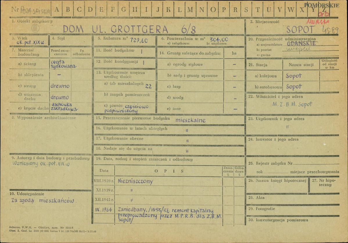 KZ - Karta zielona, skan nr 1