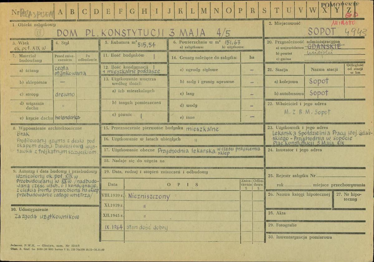 KZ - Karta zielona, skan nr 1