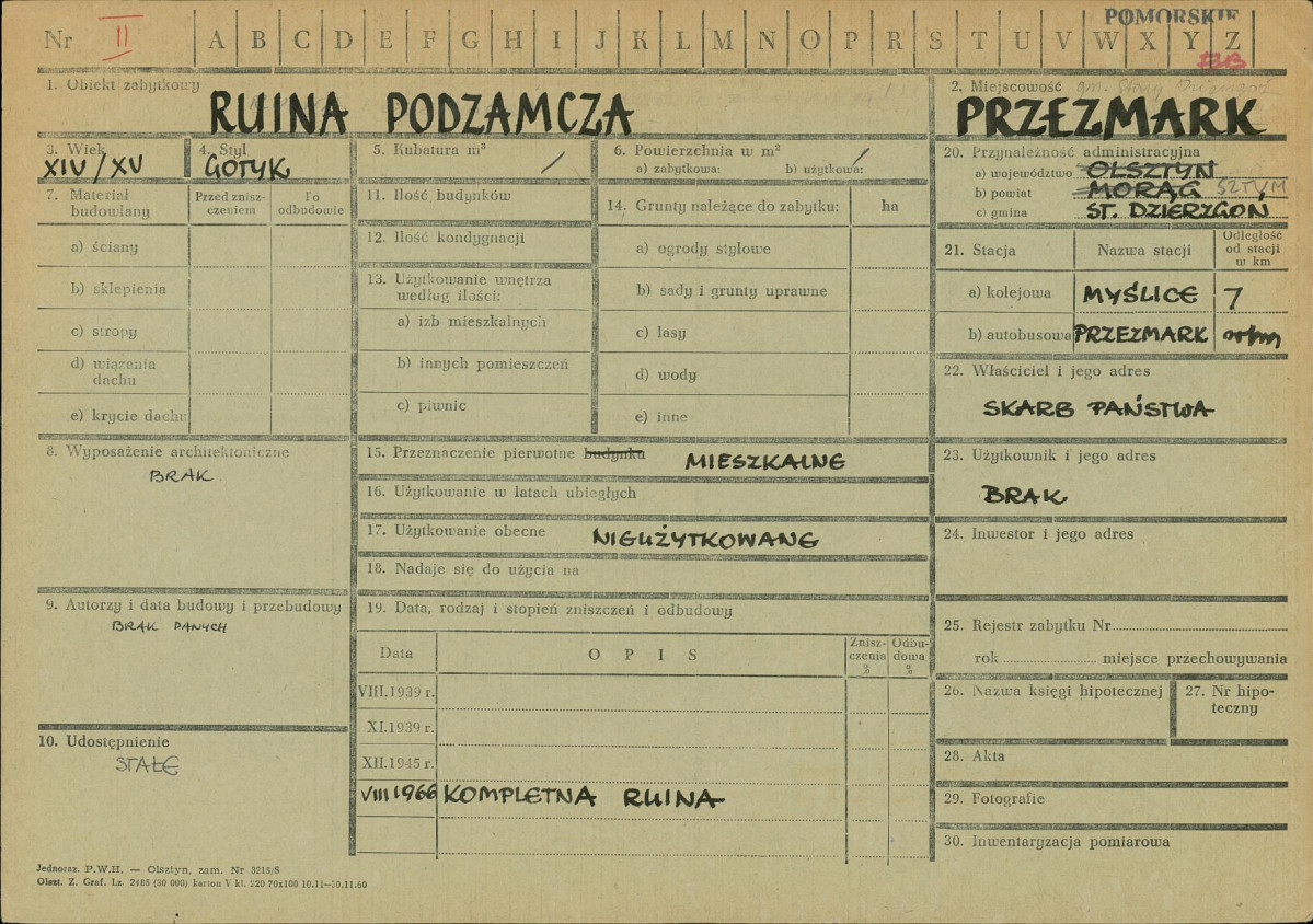 KZ - Karta zielona, skan nr 1