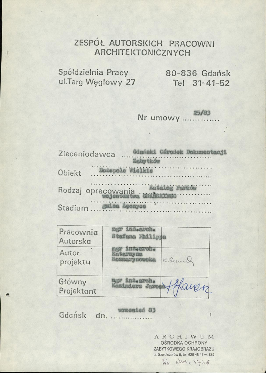 EP - Ewidencja parkowa, skan nr 4