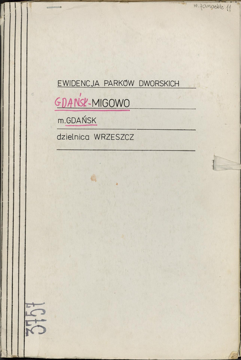 EP - Ewidencja parkowa, skan nr 1