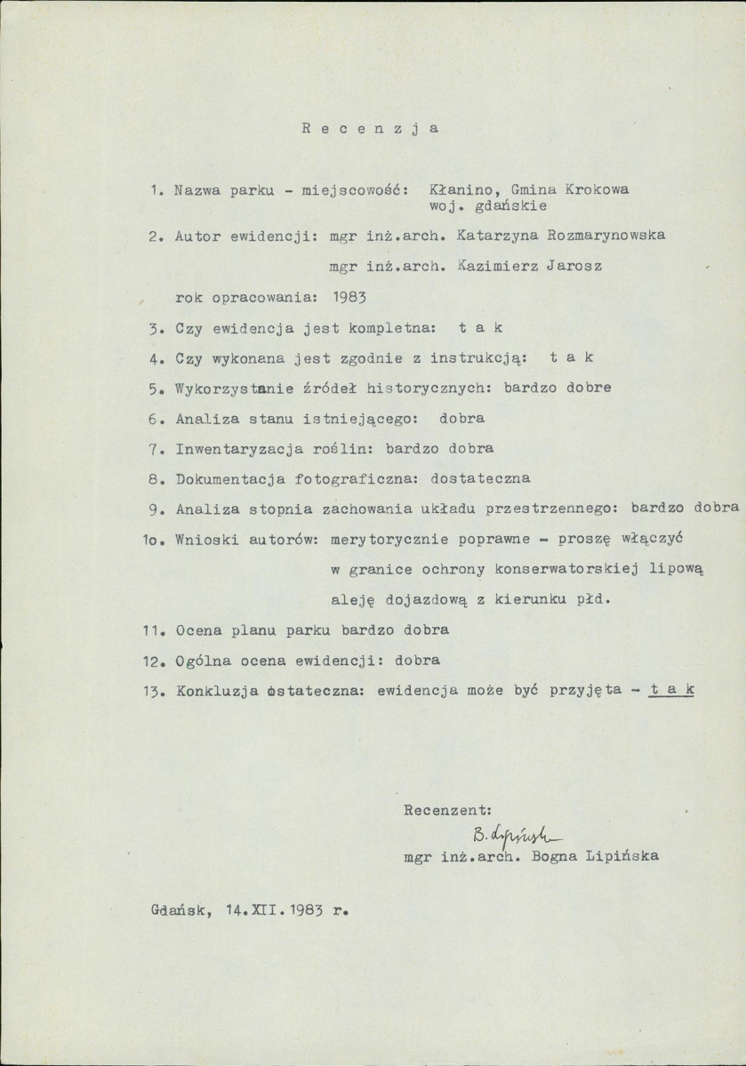 Ewidencja parkowa, skan nr 3