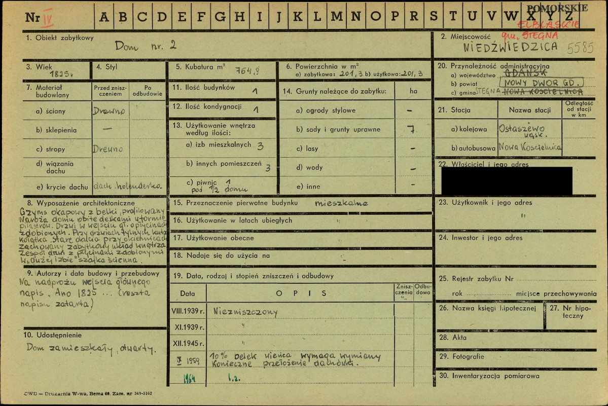 KZ - Karta zielona, skan nr 1