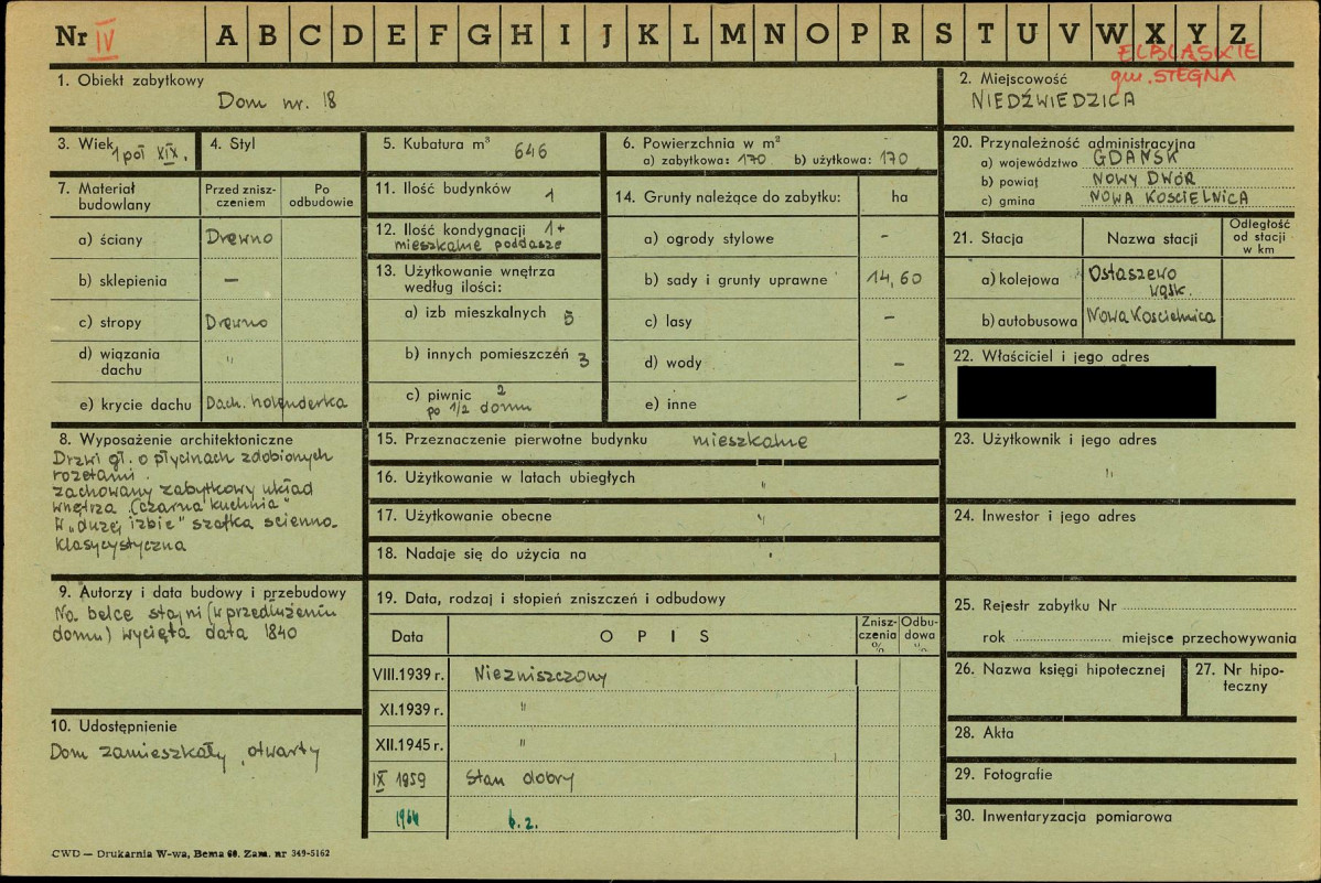 KZ - Karta zielona, skan nr 1