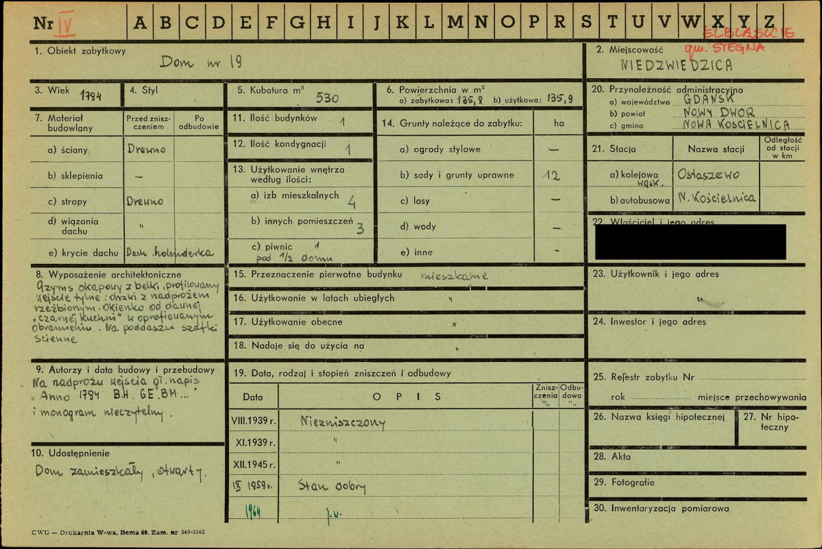 KZ - Karta zielona, skan nr 1