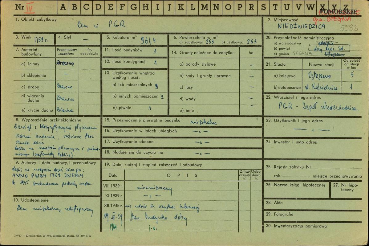 Karta zielona, skan nr 1