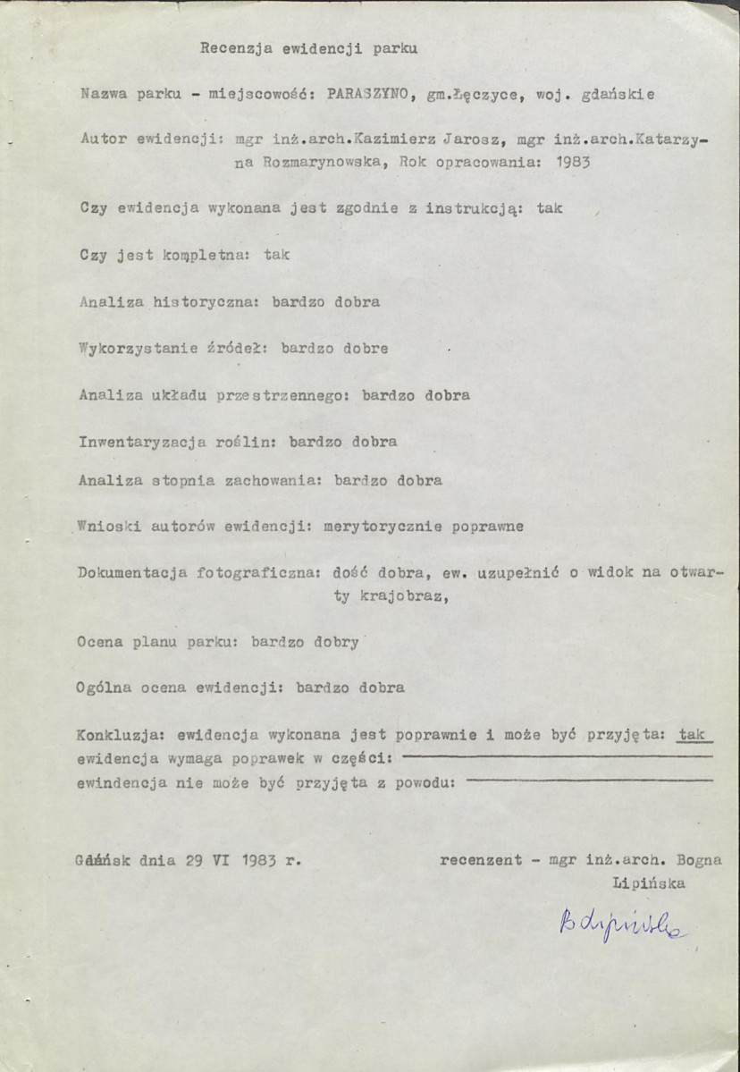 EP - Ewidencja parkowa, skan nr 5