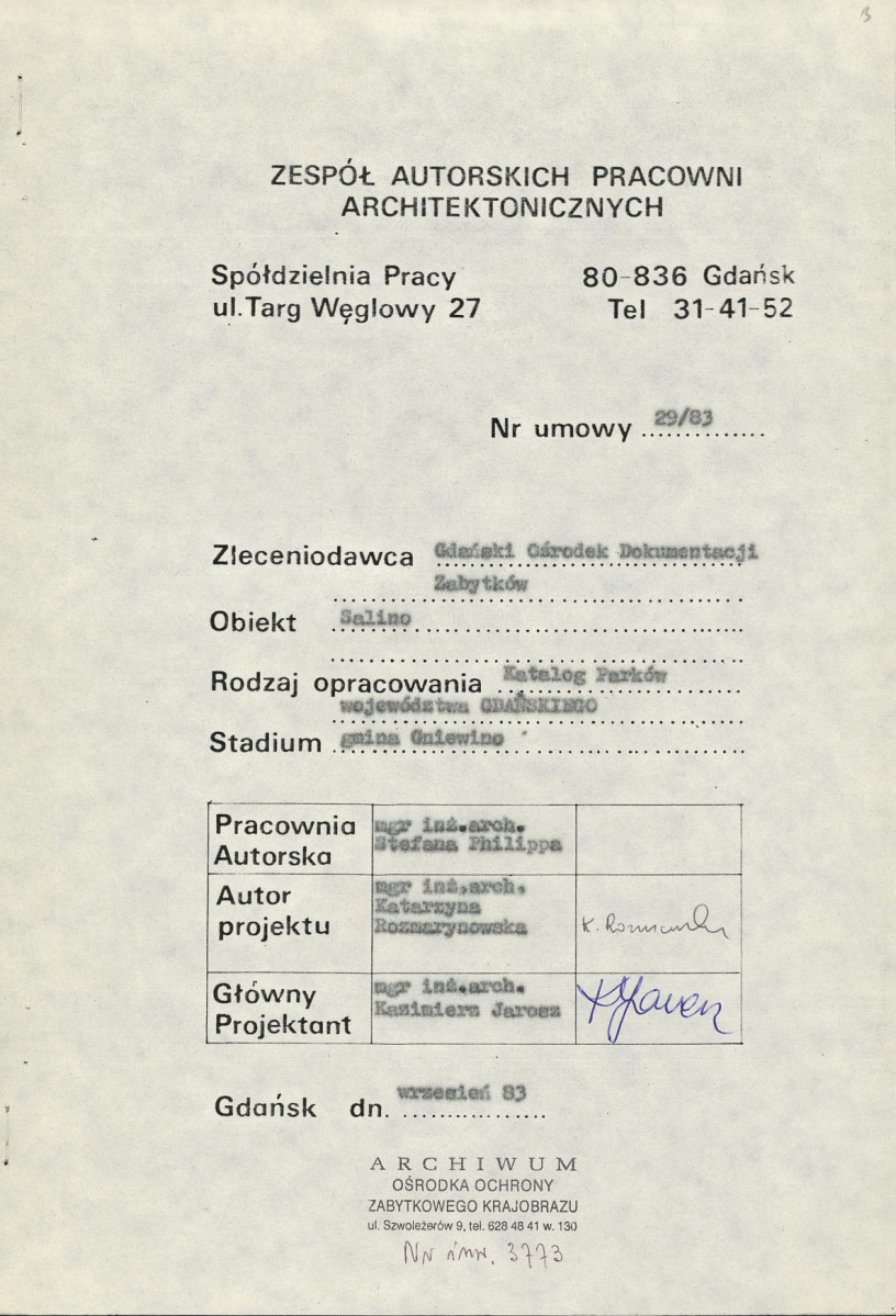 EP - Ewidencja parkowa, skan nr 4