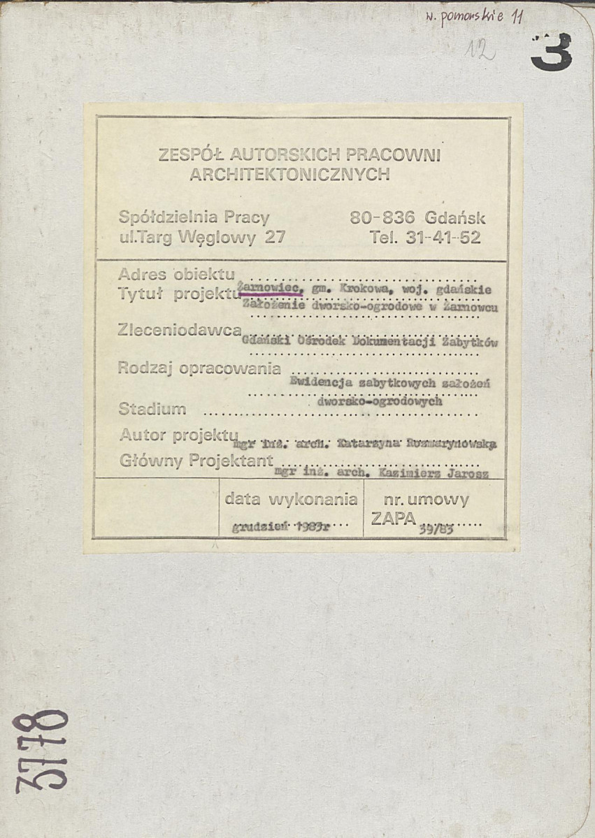 Ewidencja parkowa, skan nr 1