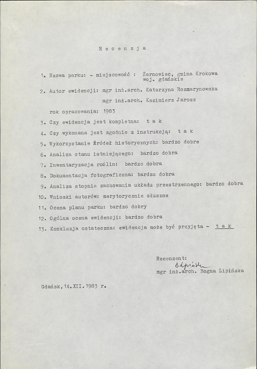 Ewidencja parkowa, skan nr 3