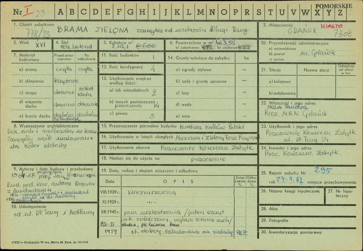 Karta zielona, skan nr 1