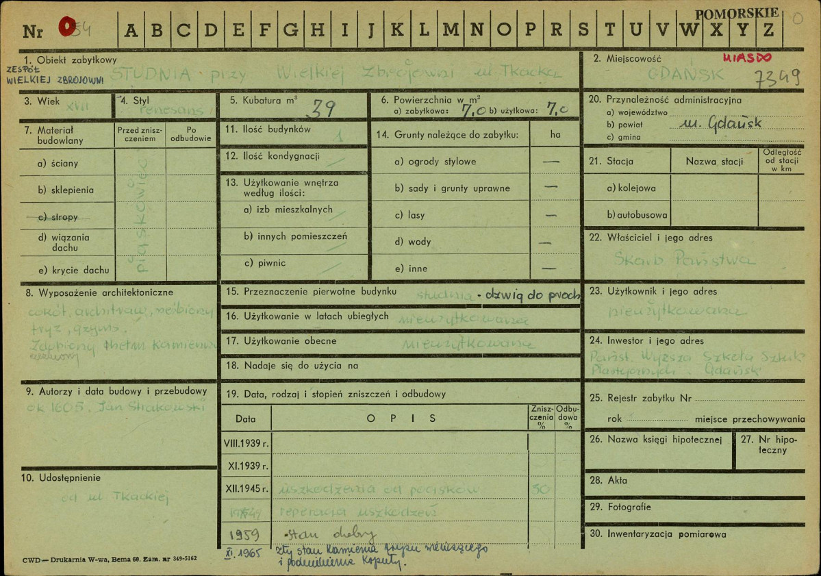 KZ - Karta zielona, skan nr 1